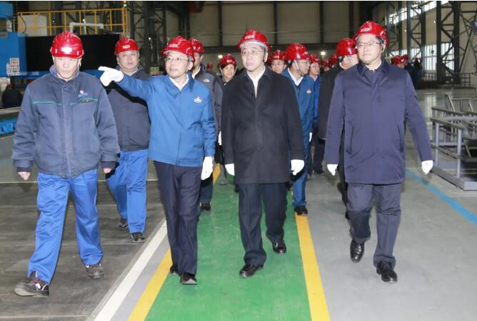 雷凡培、楊金成到渤船集團(tuán)調(diào)研