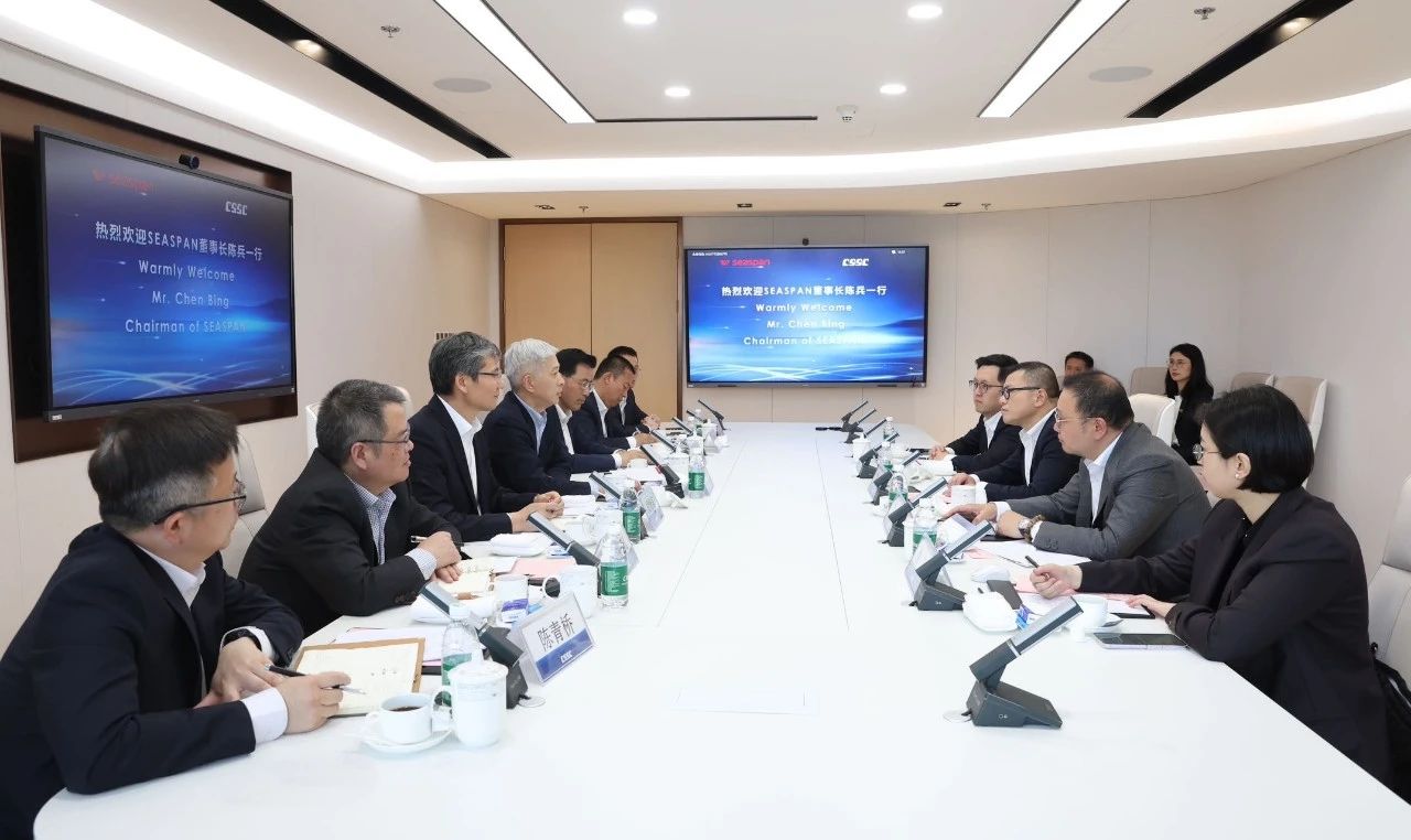 徐鹏与Seaspan公司董事长陈兵会谈 深化战略...